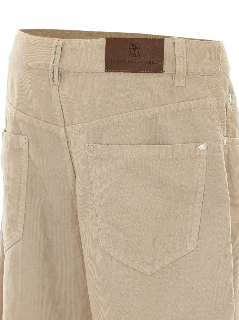 Brunello Cucinelli Fluwelen broek Beige