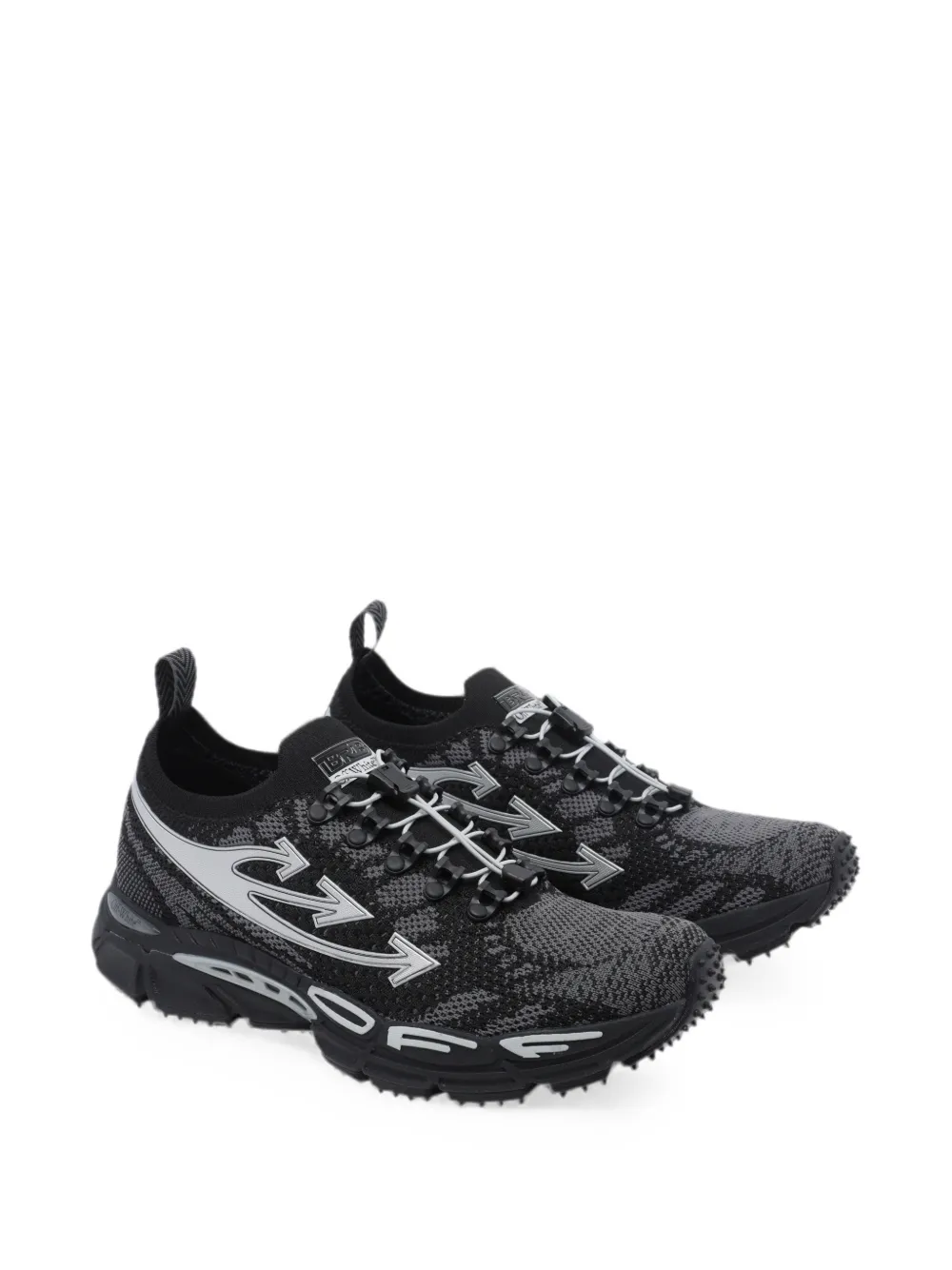 Off-White Be Right Back knit trainers Zwart