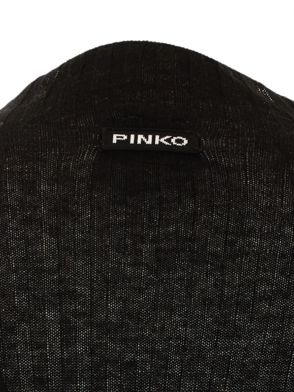 PINKO Ribgebreide trui Zwart