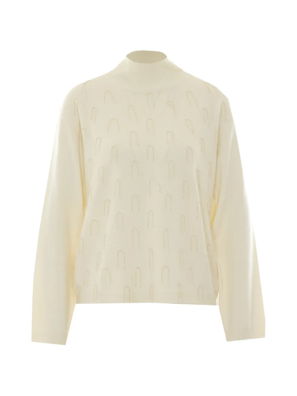 Fabiana Filippi embellished high-neck sweater - Toni neutri