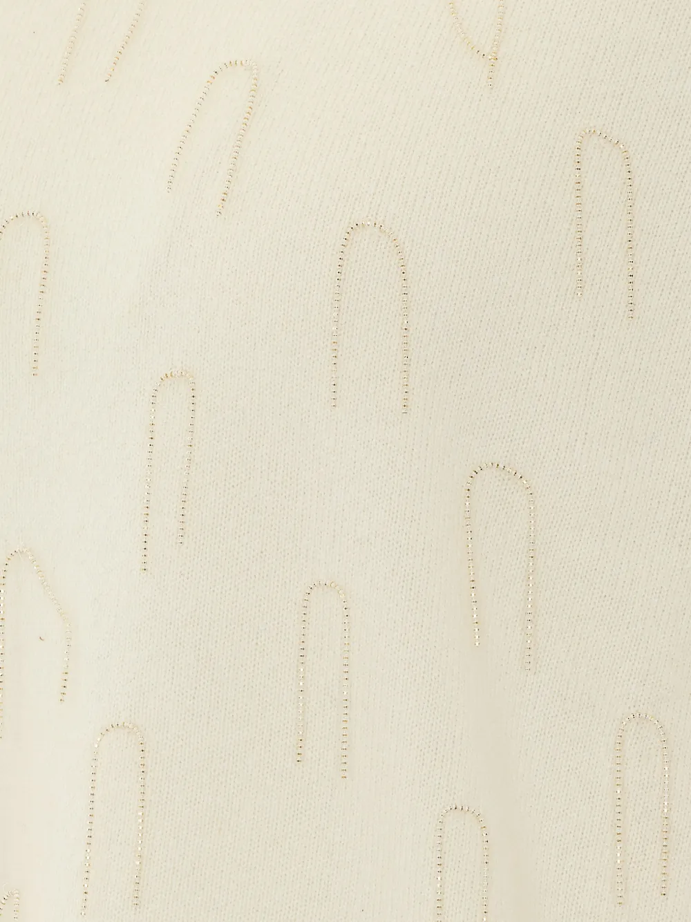 Fabiana Filippi Verfraaide trui met hoge hals Beige