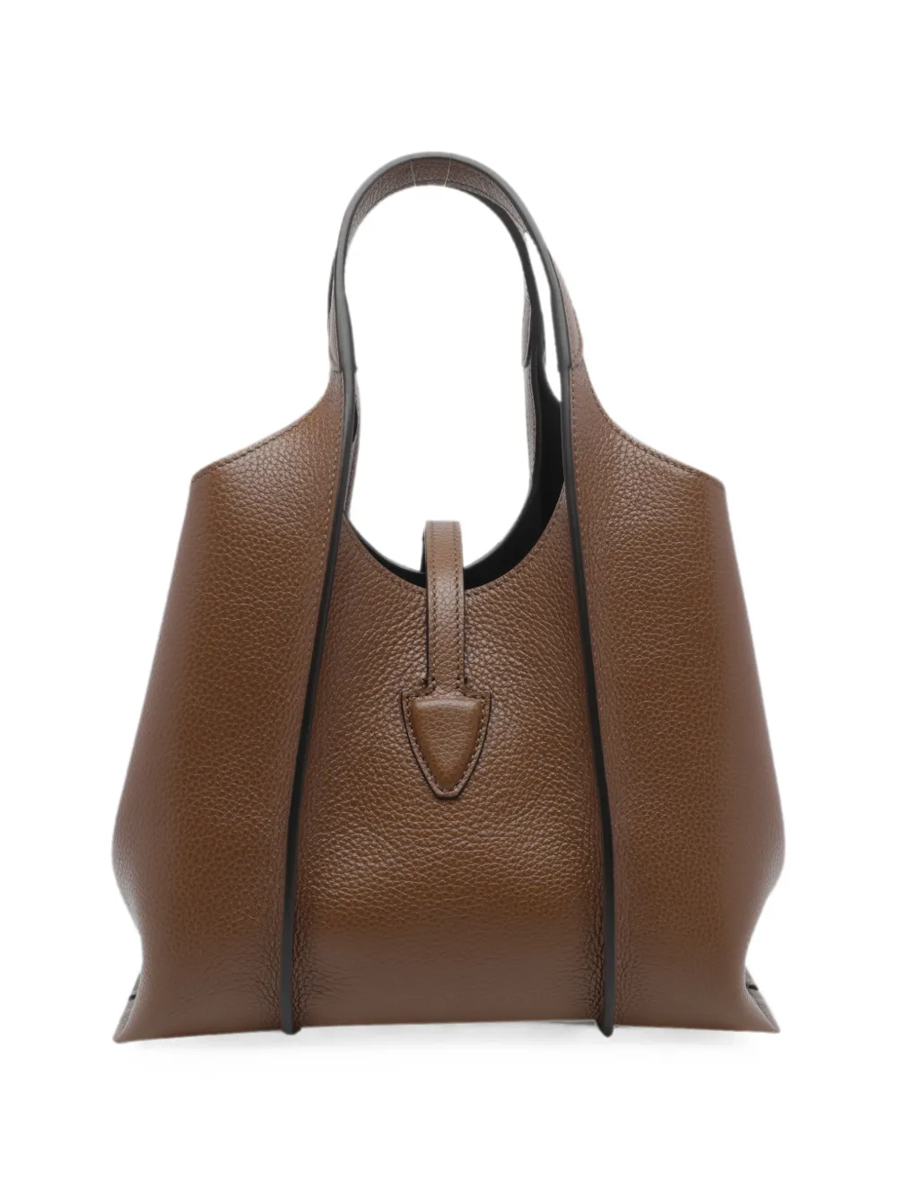 Tod's T-Timeless leren mini-shopper Bruin