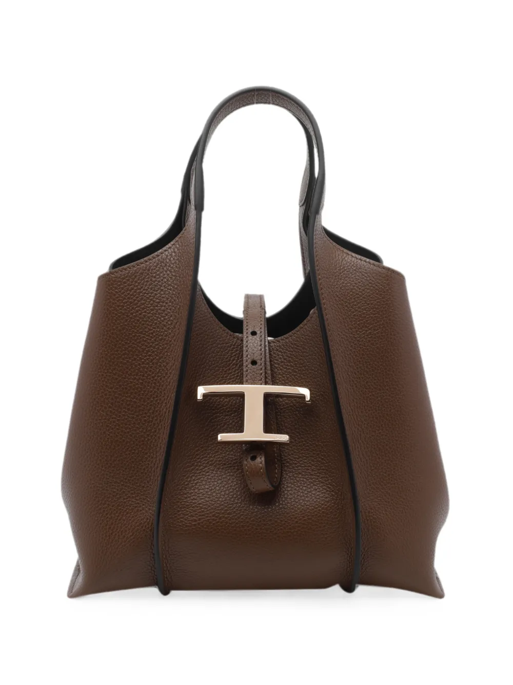 Tod's mini T-Timeless leather tote bag - Marrone
