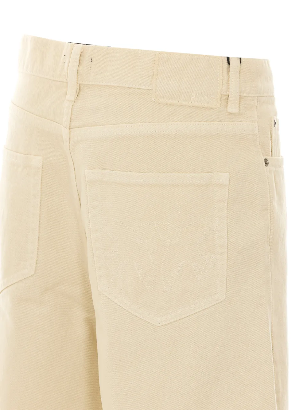 PINKO Jeans met logoknoop Beige