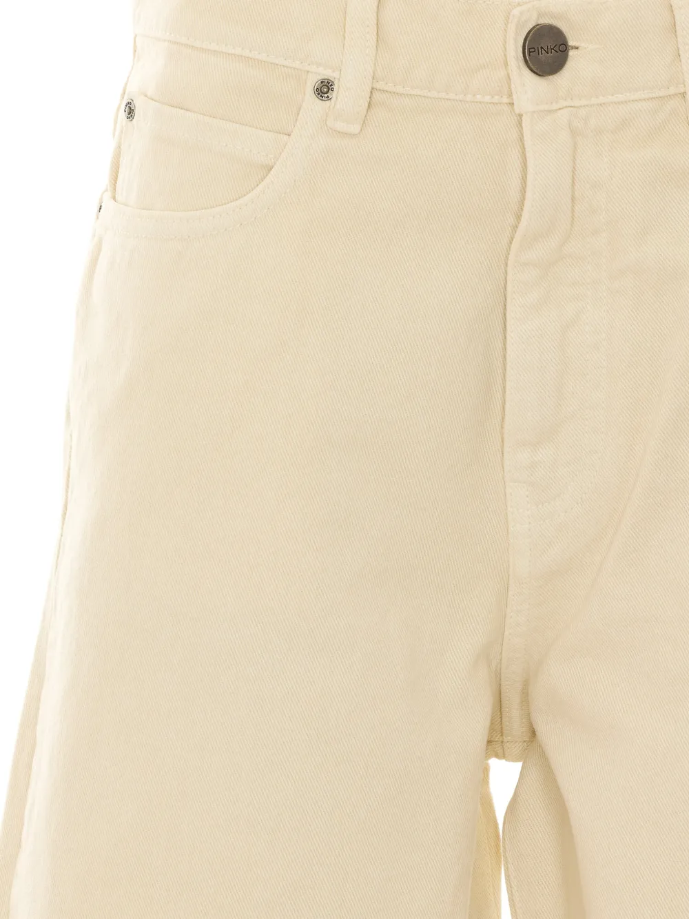 PINKO Jeans met logoknoop Beige