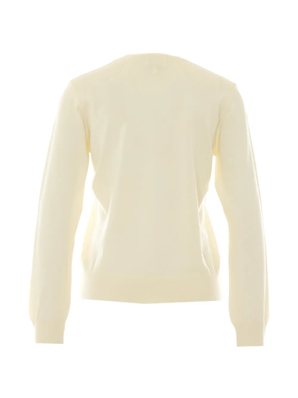 A.P.C. Philomena trui met geborduurd logo Beige