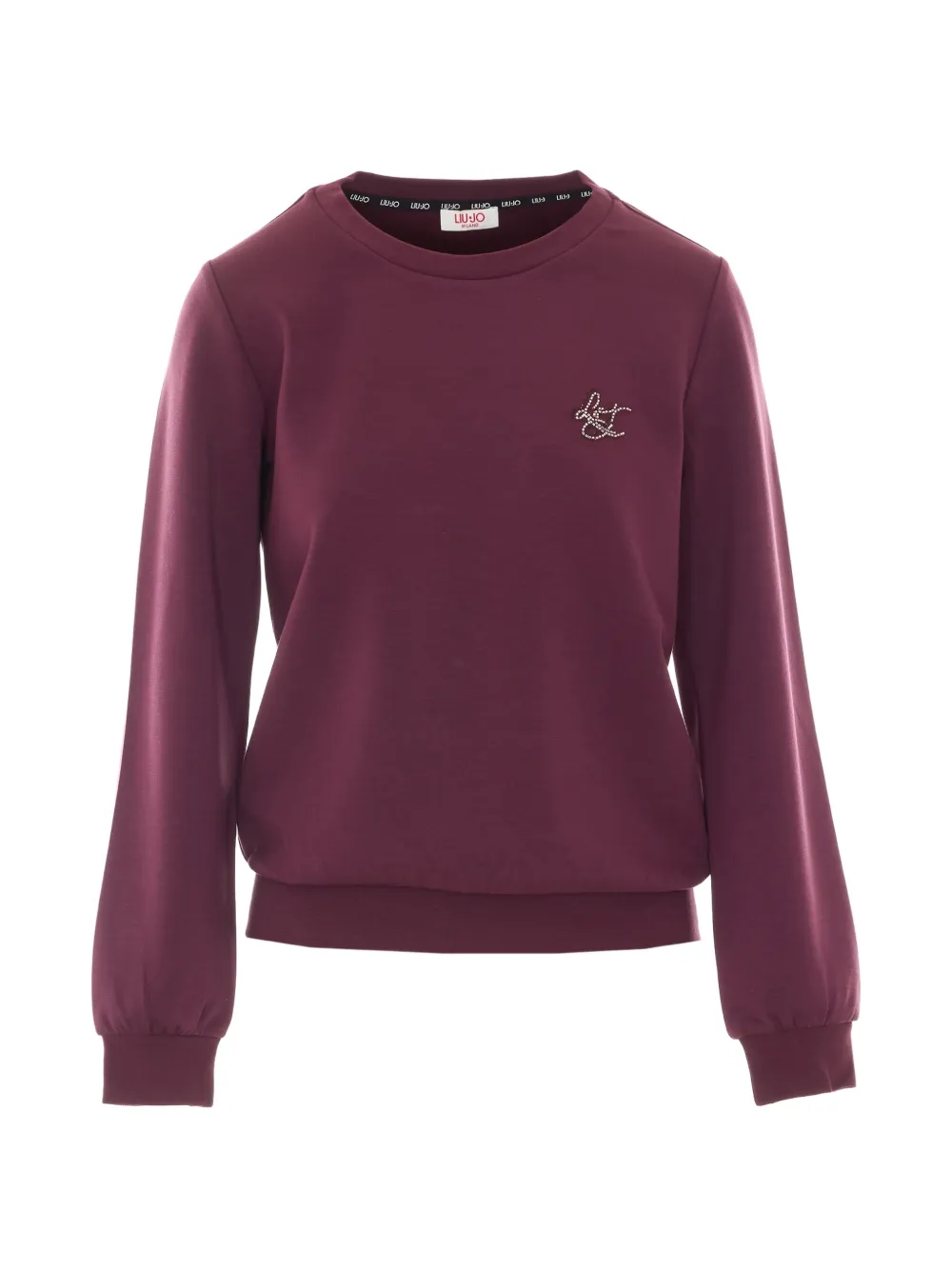 LIU JO sequin-embellished sweatshirt - Viola