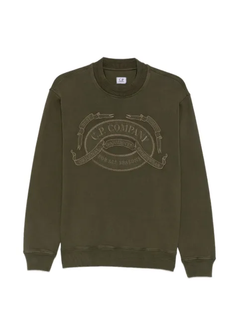 C.P. Company sudadera con logo bordado