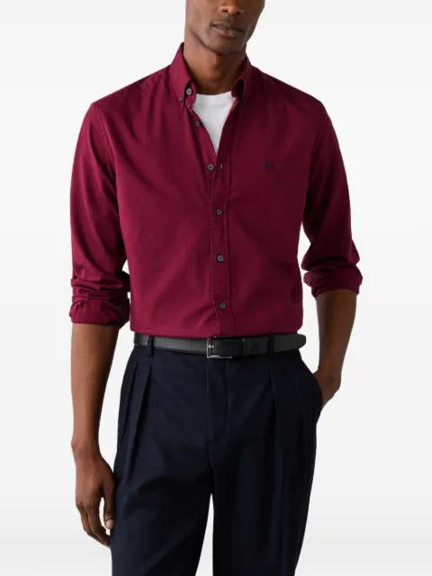 Hackett London camisa Oxford con diseño teñido