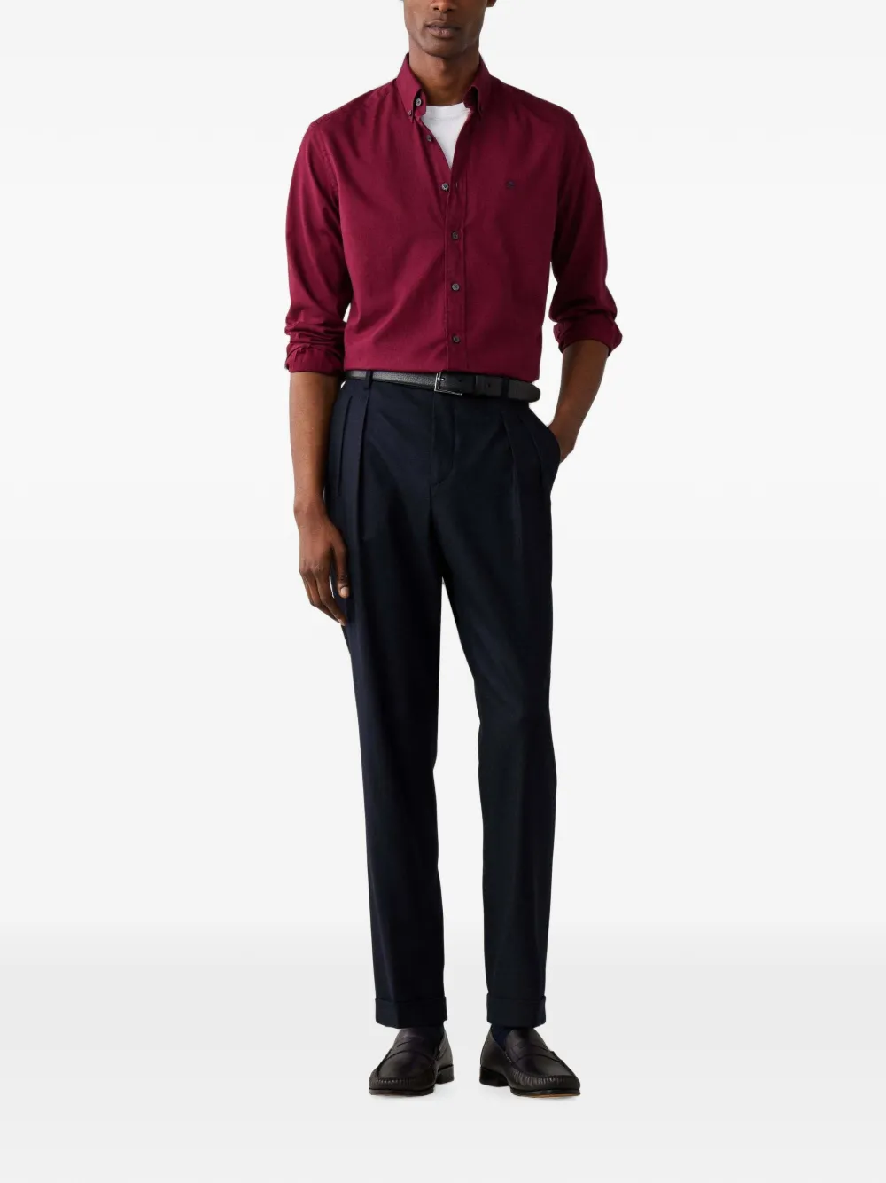 Hackett London Oxford overhemd Rood
