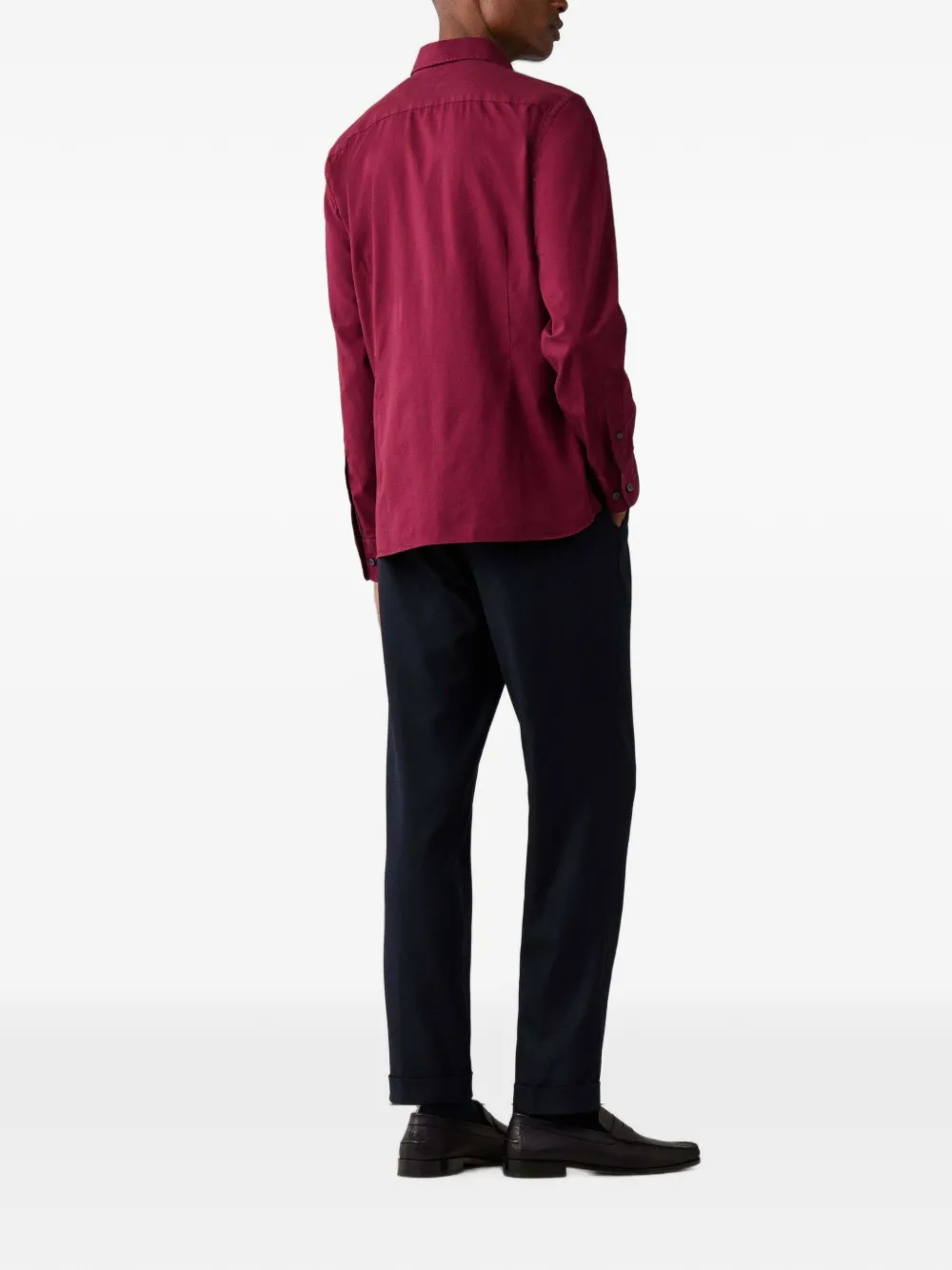 Hackett London Oxford overhemd Rood