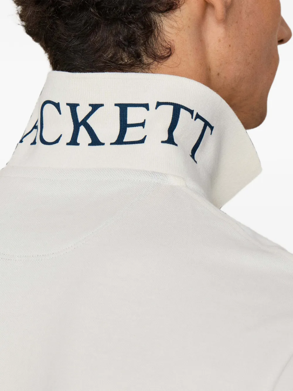 Hackett London Poloshirt met korte mouwen Beige