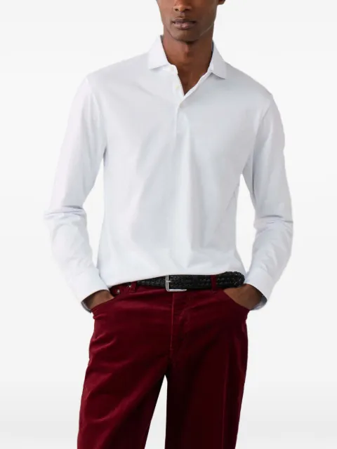 Hackett London long-sleeve polo shirt