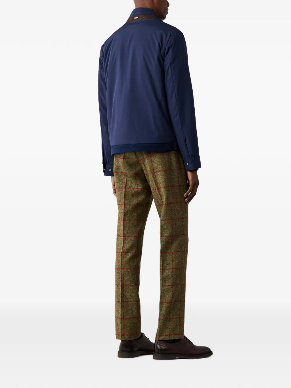 Hackett London Lichtgewicht jack Blauw