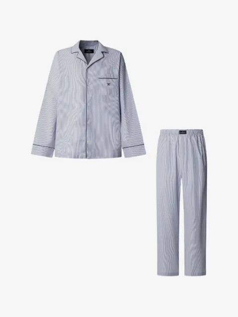Hackett London striped cotton pajamas