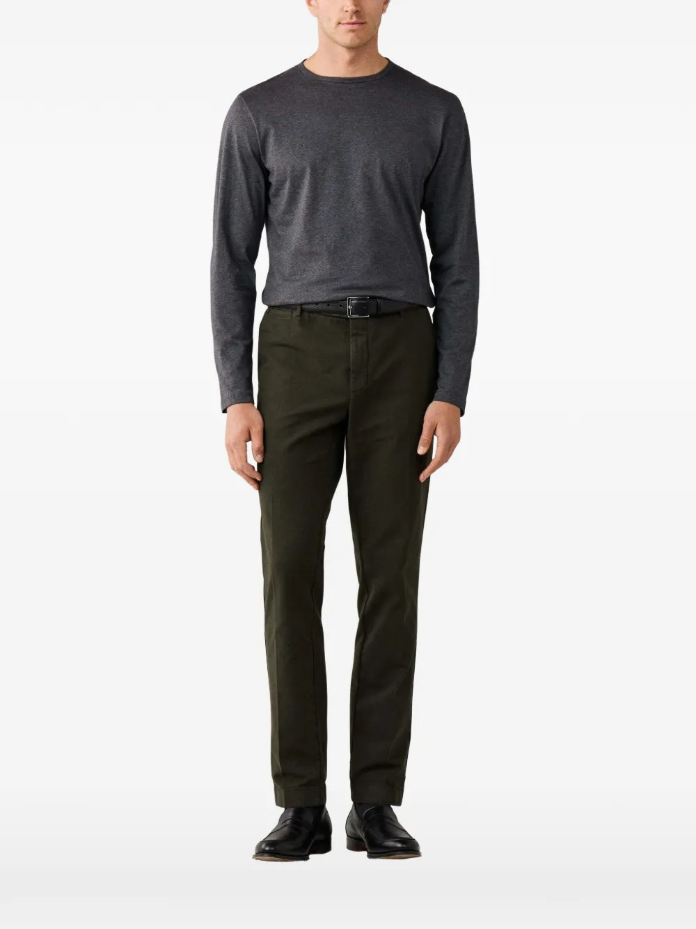 Hackett London T-shirt met lange mouwen Grijs