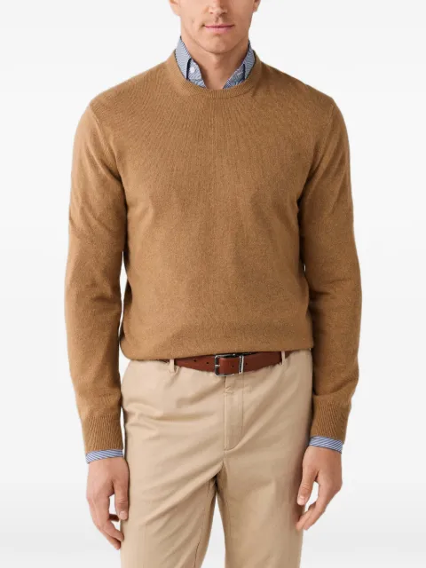 Hackett London patch-detail crew-neck sweater