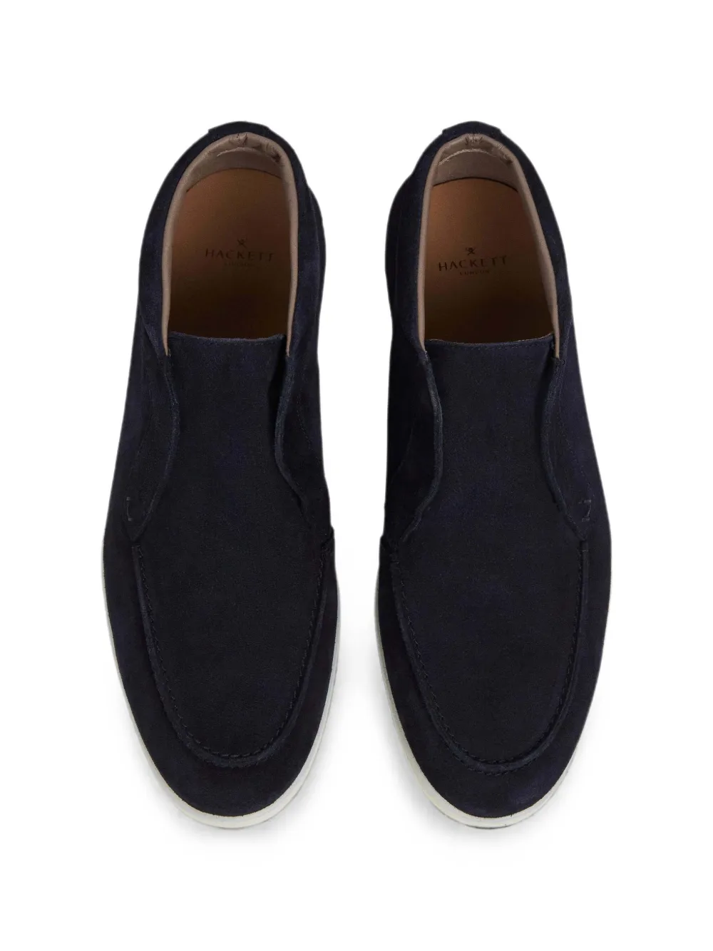 Hackett London Laarzen met amandelvormige neus Blauw