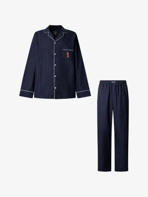 Hackett London Harry pinstripe pajamas