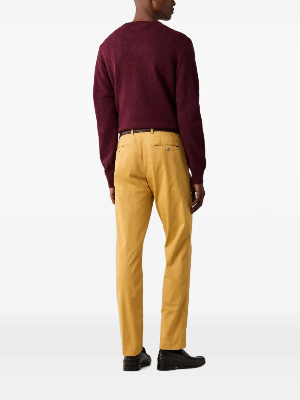 Hackett London Kensington slim-fit chino Geel