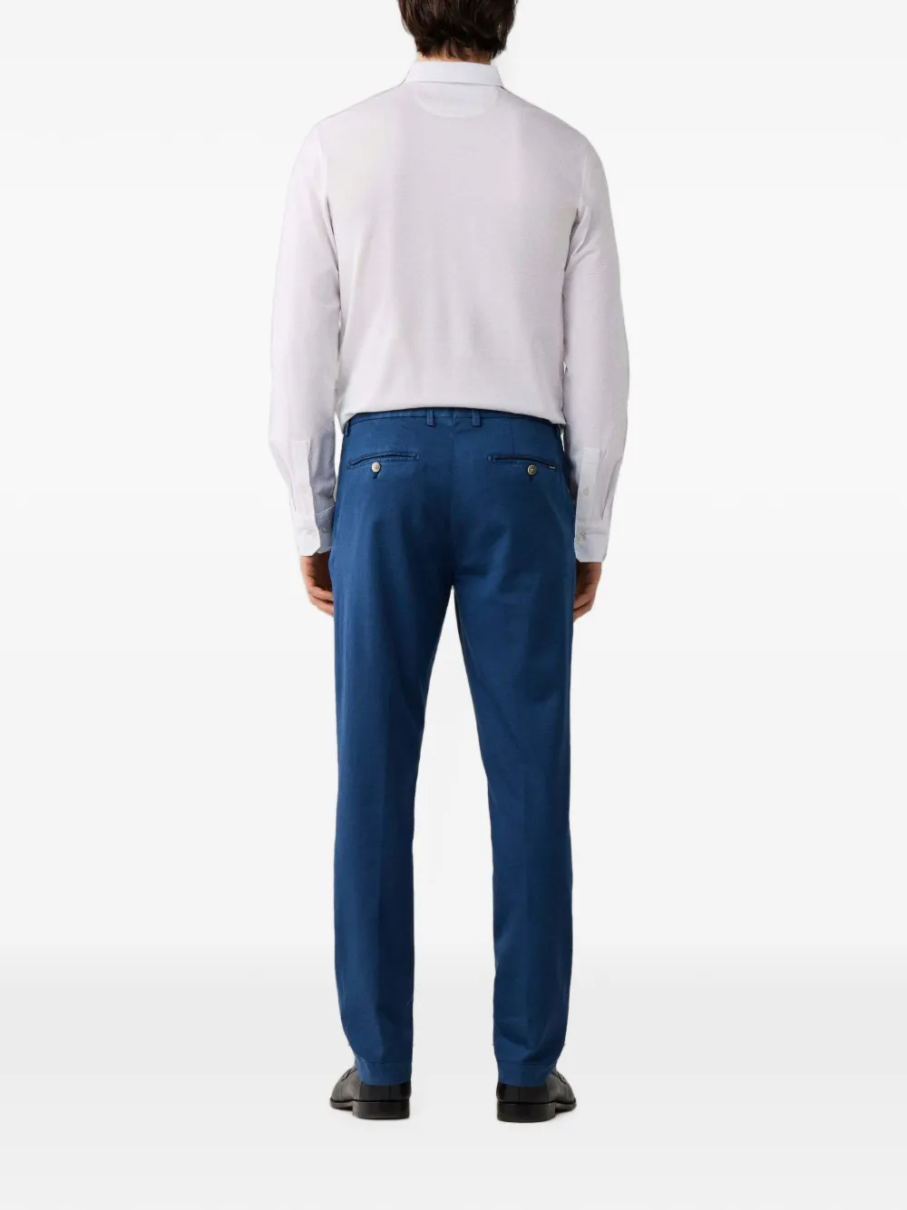 Hackett London Kensington slim-fit broek Blauw