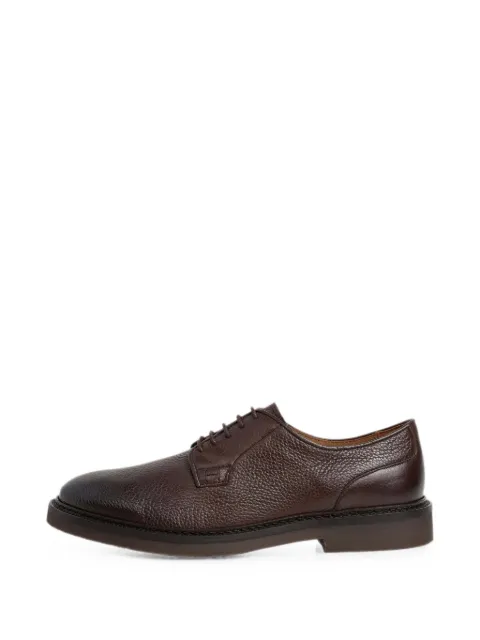Hackett London Elsted Blucher leather Derby shoes