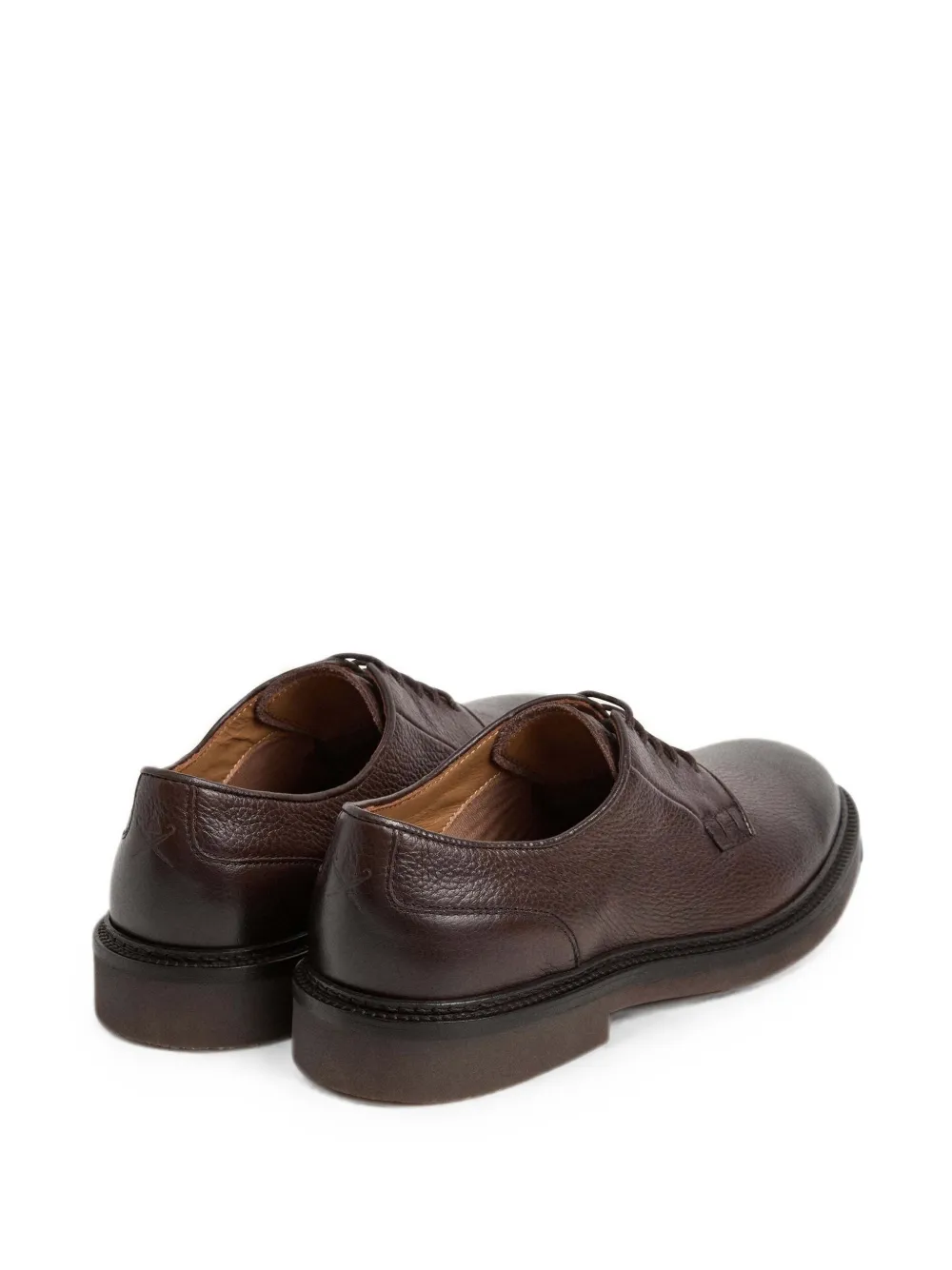Hackett London Elsted Blucher leren derby schoenen Bruin