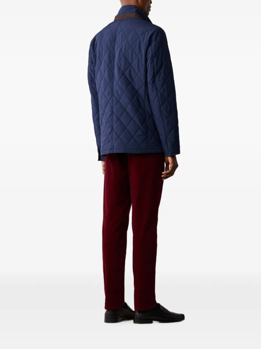 Hackett London Paddock gewatteerd jack Blauw