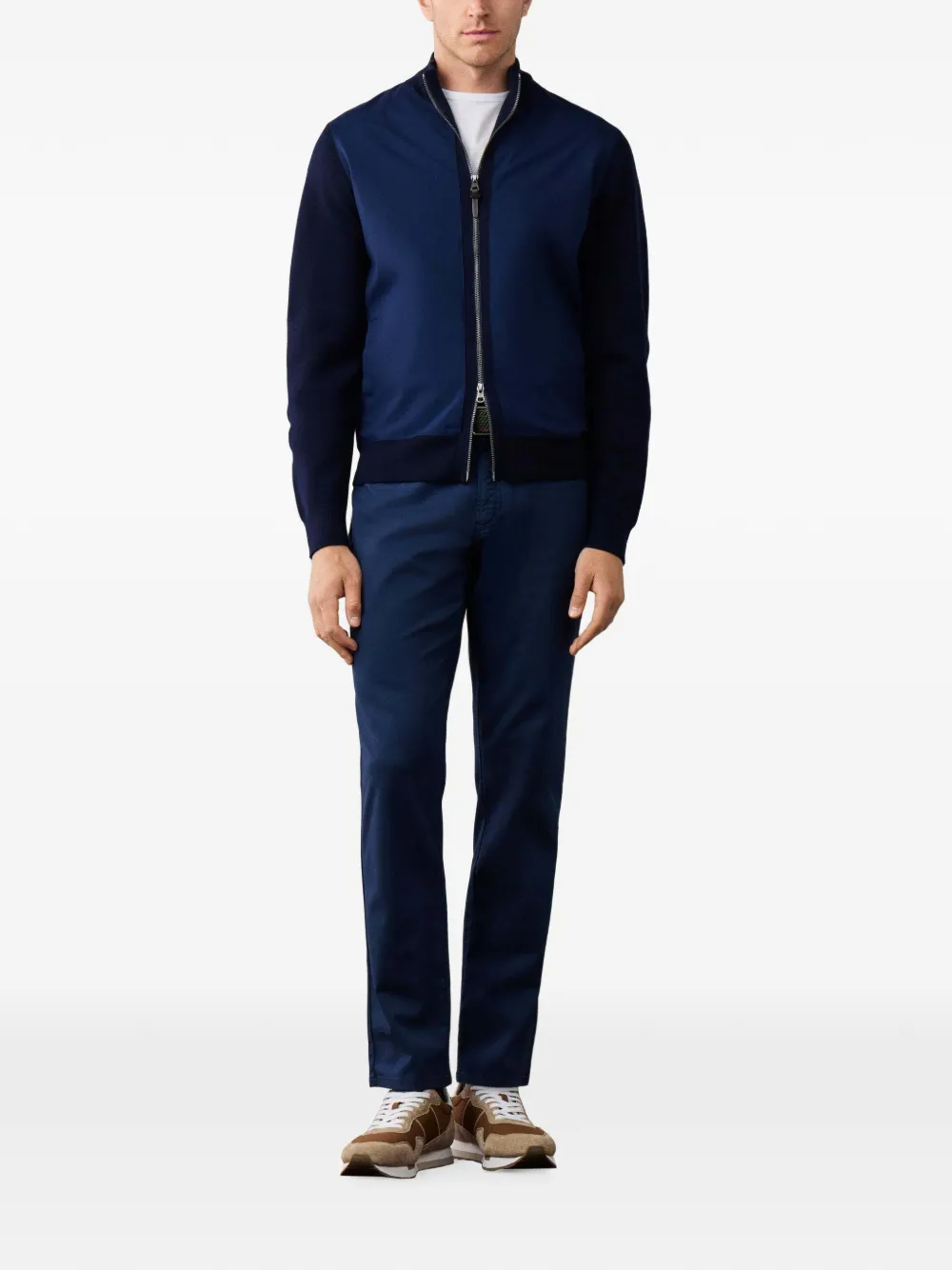 Hackett London Regular-fit broek Blauw