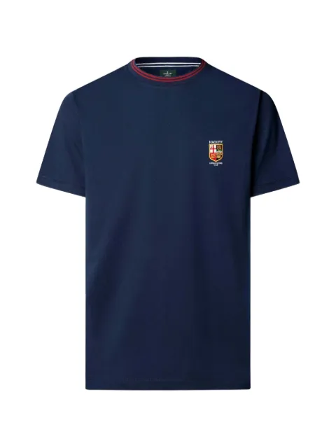 Hackett London embroidered-crest T-shirt