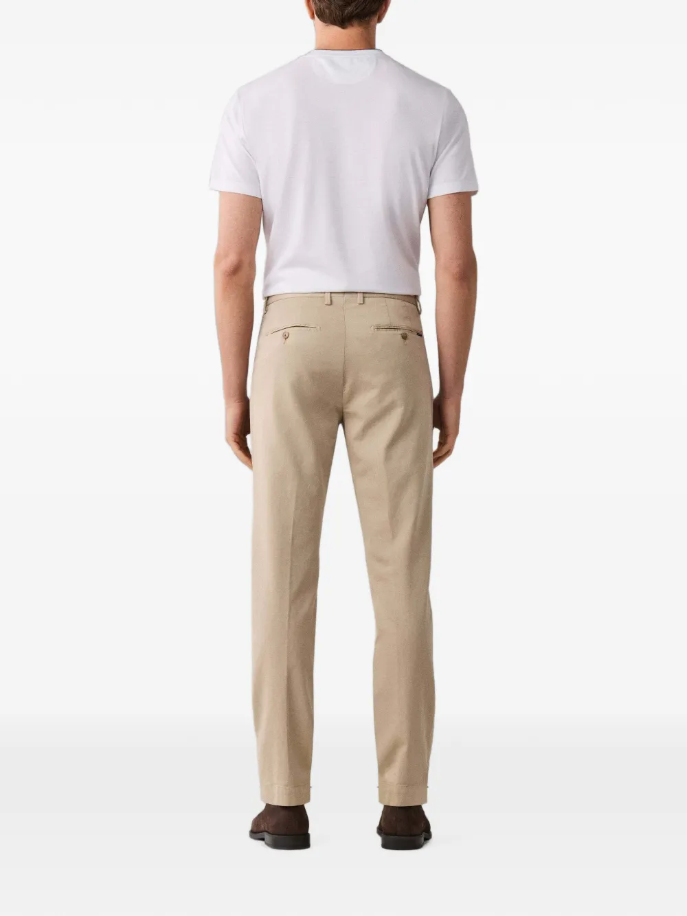 Hackett London Kensington slim-fit broek Beige