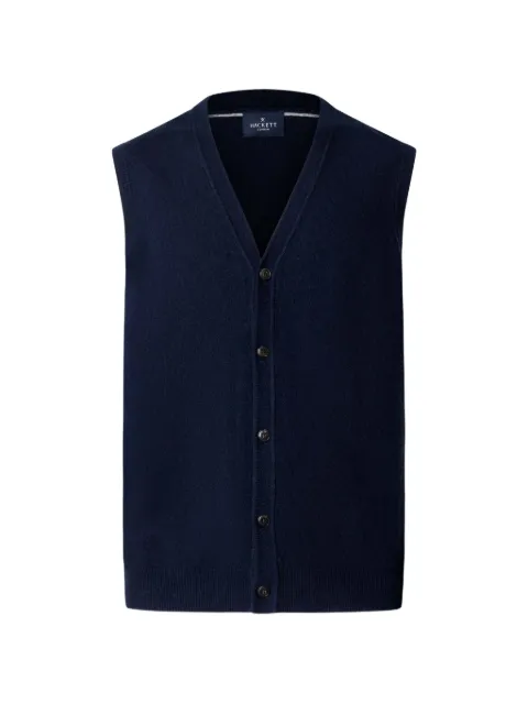 Hackett London ボタン ニットベスト