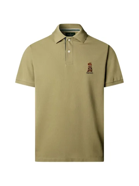 Hackett London playera tipo polo con puños de canalé