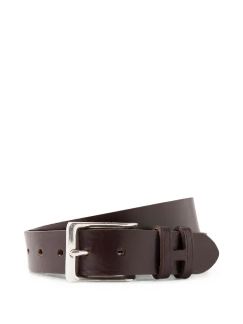 Hackett London granulated-leather belt