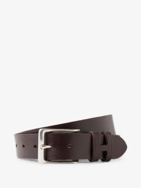 Hackett London logo-detail leather belt