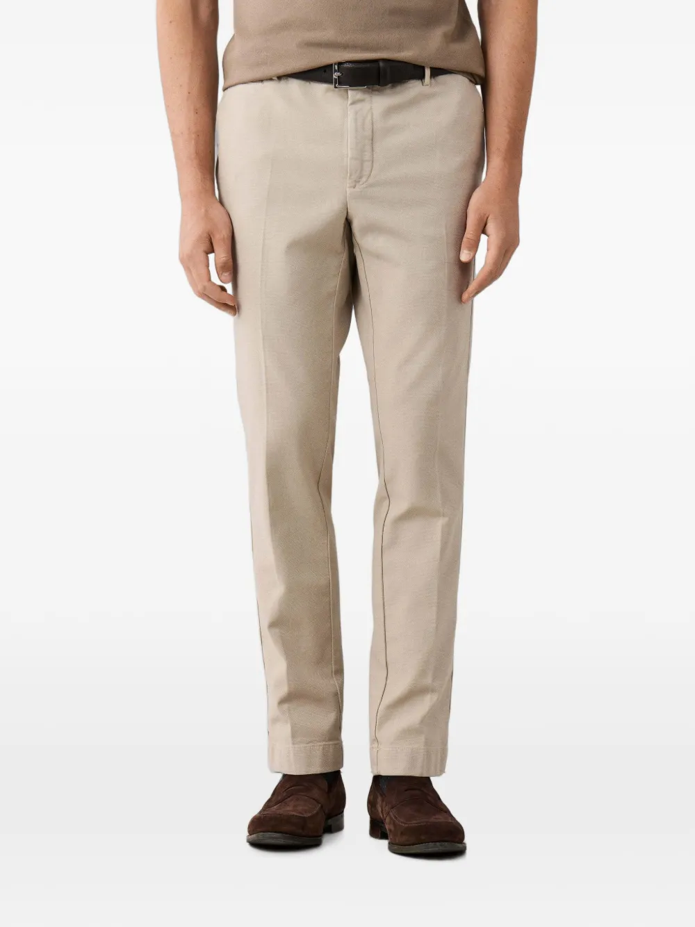 Hackett London Slim-fit broek Beige