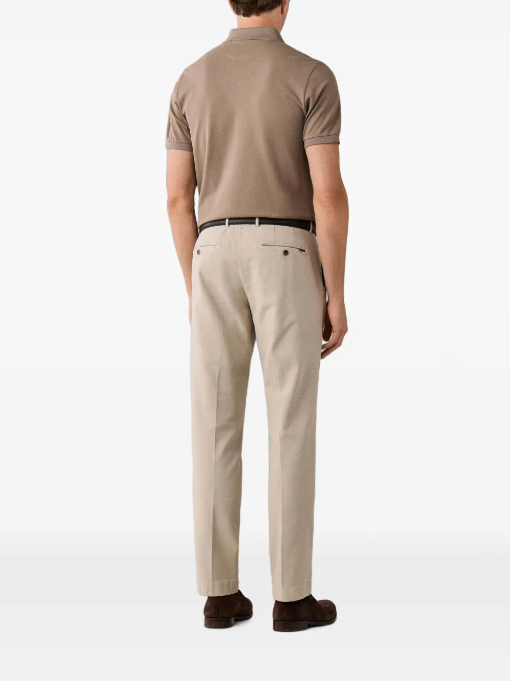 Hackett London Slim-fit broek Beige