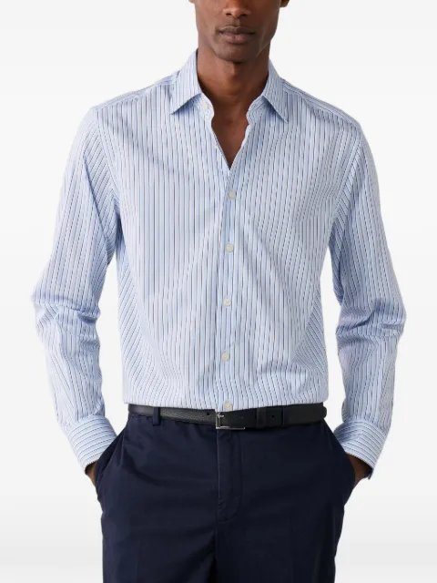 Hackett London striped cotton shirt