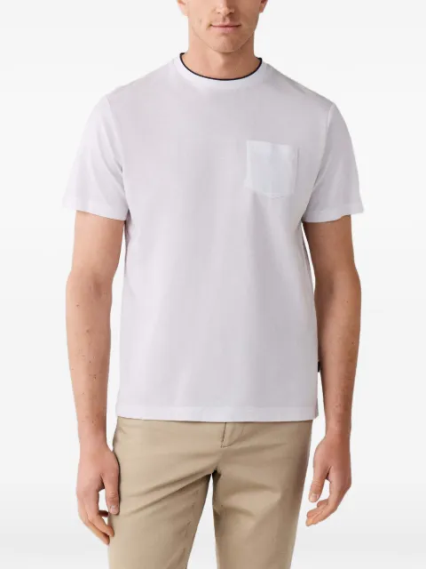 Hackett London mercerised pique-cotton T-shirt