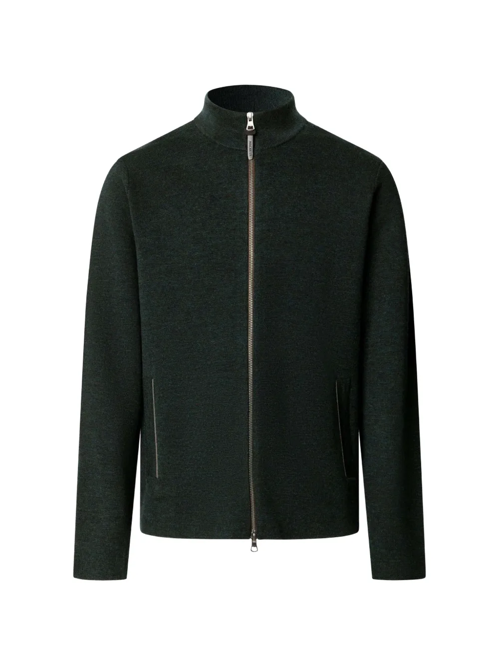 Hackett London Milano Cardigan aus Merinowolle - Grün