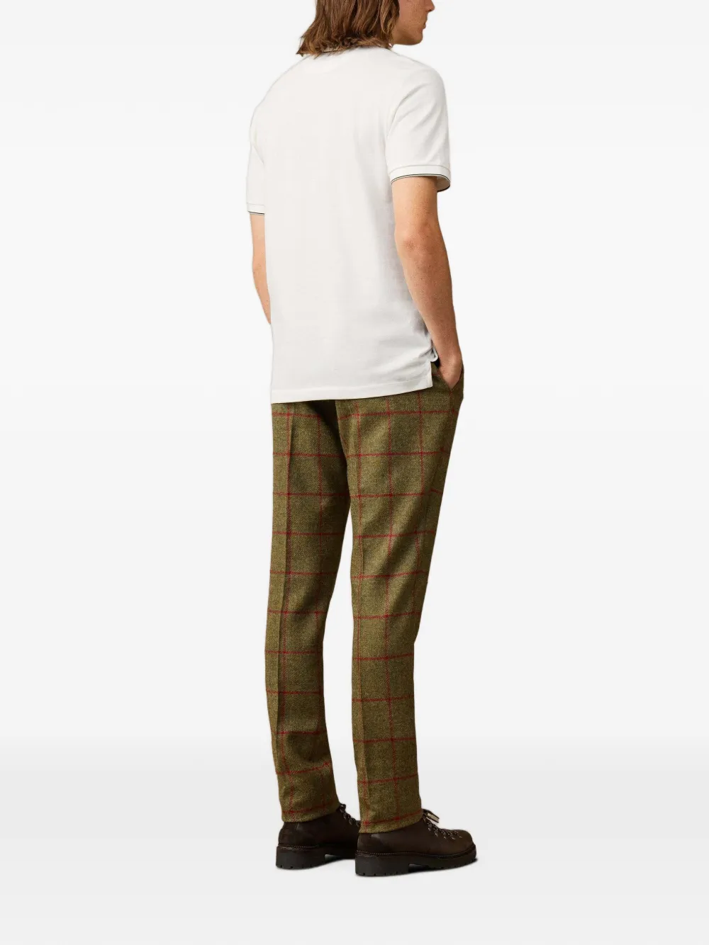 Hackett London Heritage H poloshirt met afwerking Wit