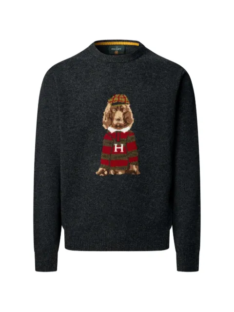 Hackett London Harry graphic crew-neck knit