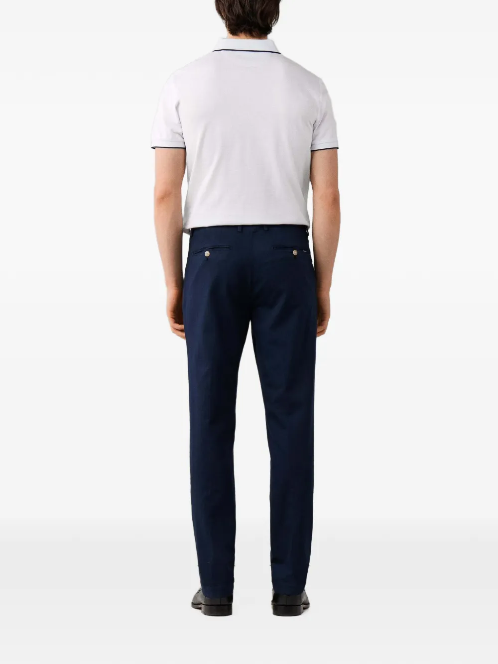 Hackett London Kensington slim-fit broek Blauw