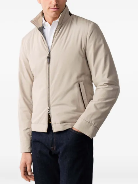 Hackett London chamarra impermeable con cierre
