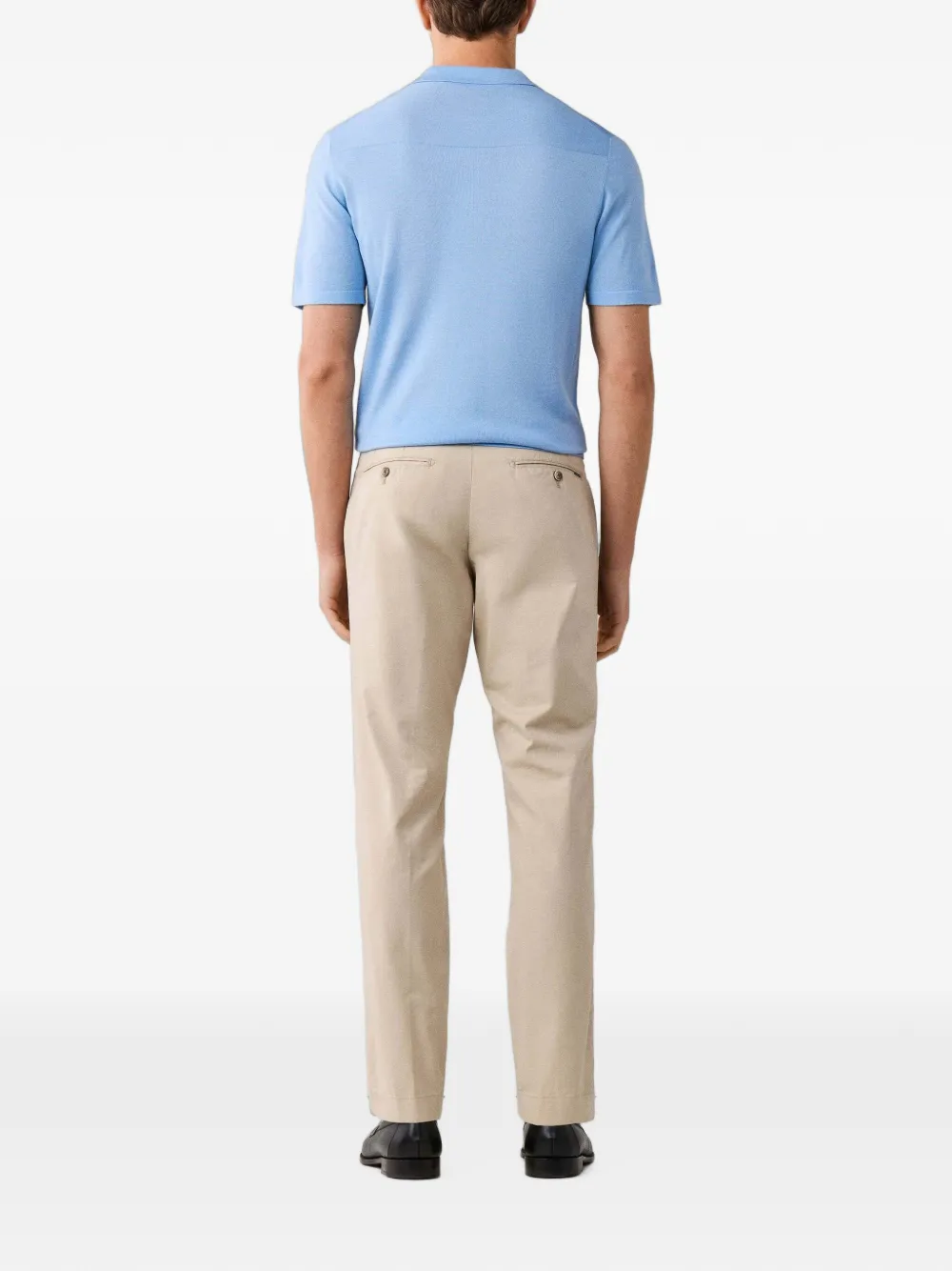 Hackett London Poloshirt met korte mouwen Blauw