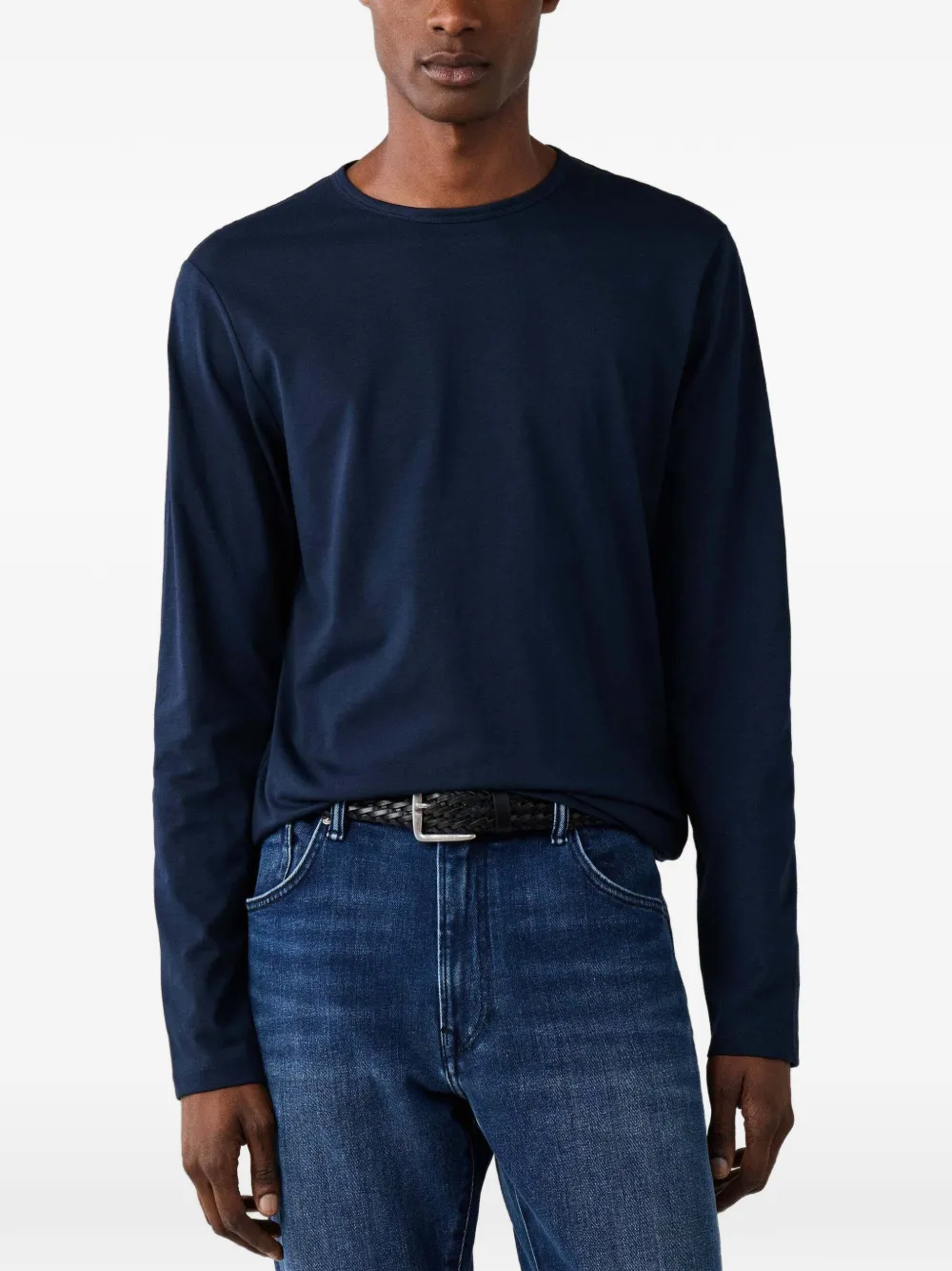 Hackett London T-shirt met lange mouwen Blauw