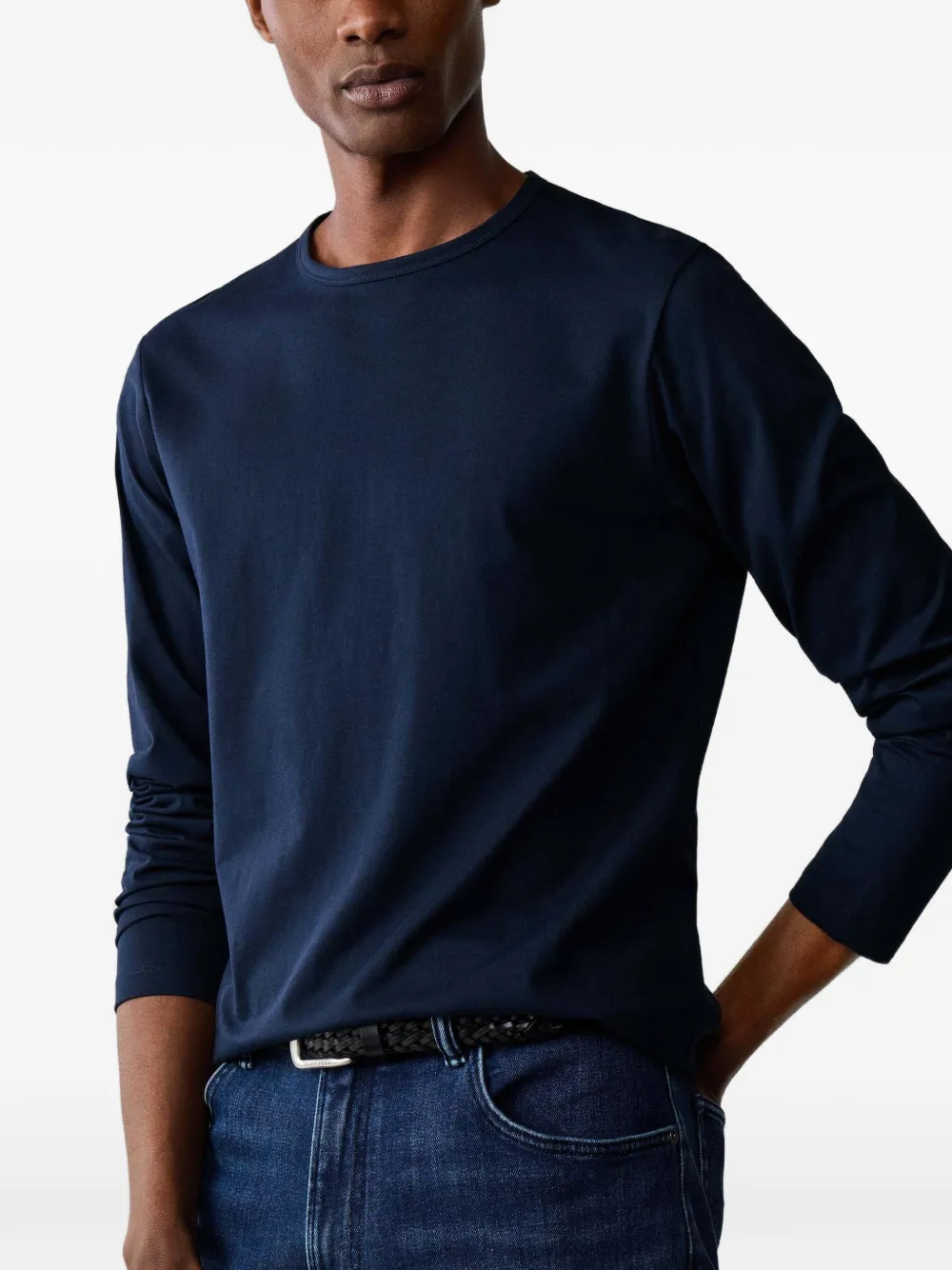 Hackett London T-shirt met lange mouwen Blauw