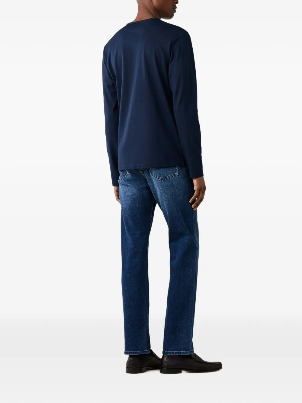 Hackett London T-shirt met lange mouwen Blauw
