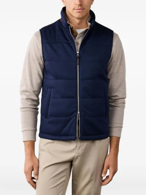 Hackett London quilted jersey gilet