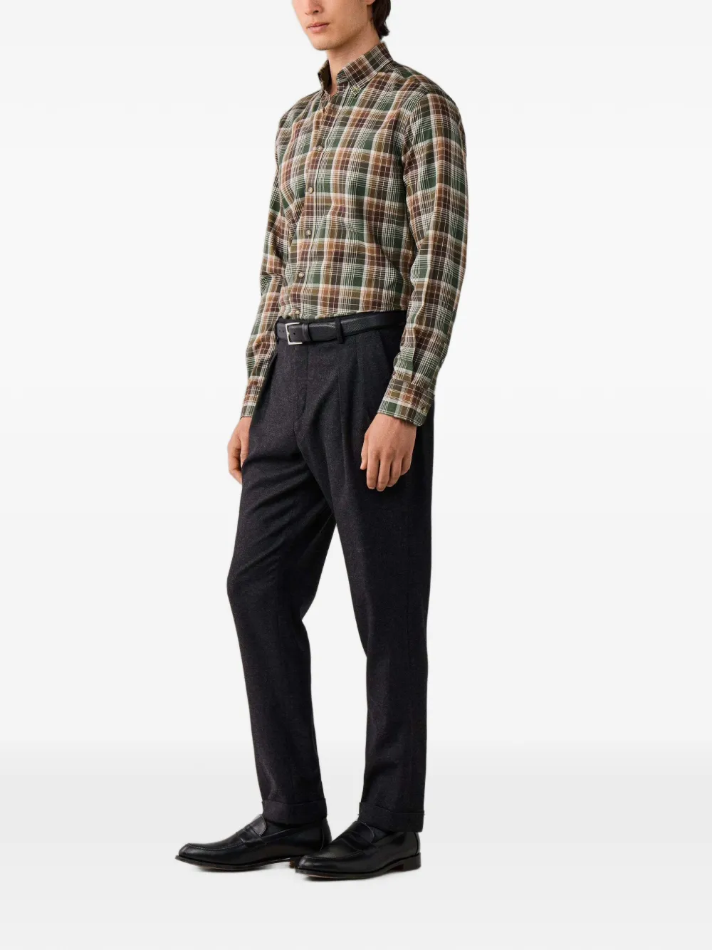 Hackett London Plooibroek Grijs